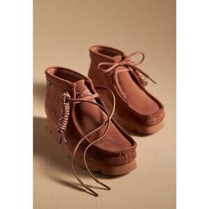 Clarks Wallabee Suede Boots 10 Womens / EU 41 NEW Anthropologie